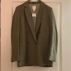 H&M Olive Blazer